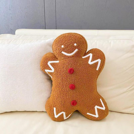 Gingerbread Man Pillow